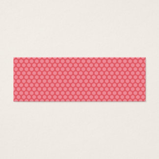 Cartes De Visite Balise cadeau avec pois roses