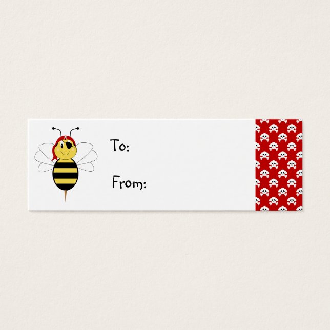 Cartes De Visite Balise Cadeau Bee Bumble Bee (Devant)