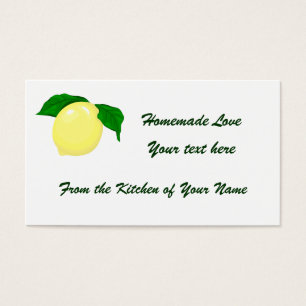 Cartes De Visite Balise cadeau citron 2