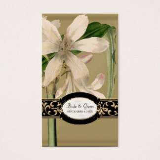 Cartes De Visite Balise cadeau de mariage Vintage baroque