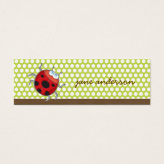 Cartes De Visite Balise cadeau de Merci Ladybug /