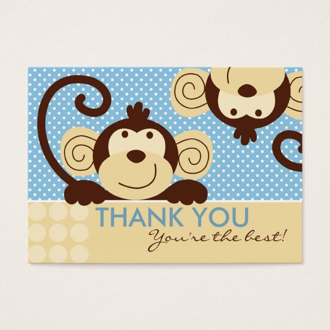 Cartes De Visite Balise cadeau de Mod Monkey TY (Devant)