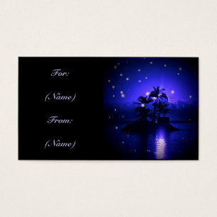 Cartes De Visite Balise Cadeau de nuit magique