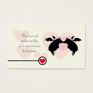 Cartes De Visite Balise cadeau de piggies volantes
