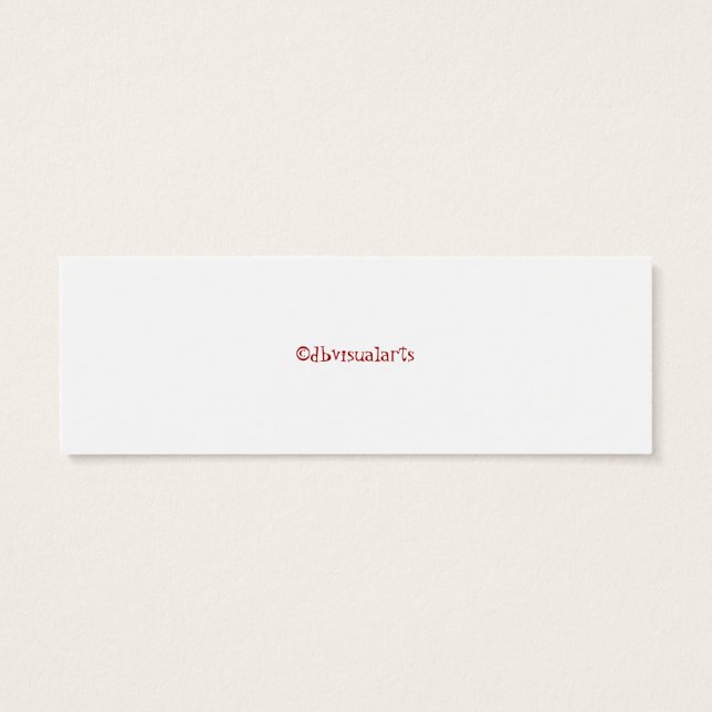 Cartes De Visite Balise cadeau de pingouin père Noël (Dos)