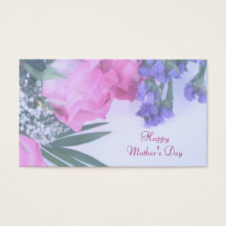 Cartes De Visite Balise cadeau Fête des mères florales