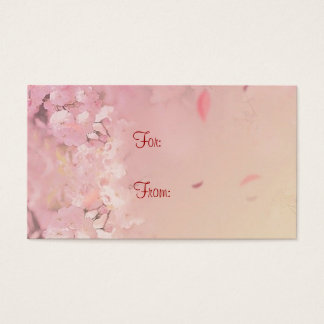 Cartes De Visite Balise cadeau Fleurs douces