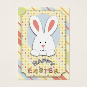 Cartes De Visite Balise cadeau lapin de Pâques