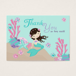 Cartes De Visite Balise cadeau Little Mermaid TY L2 Brunette