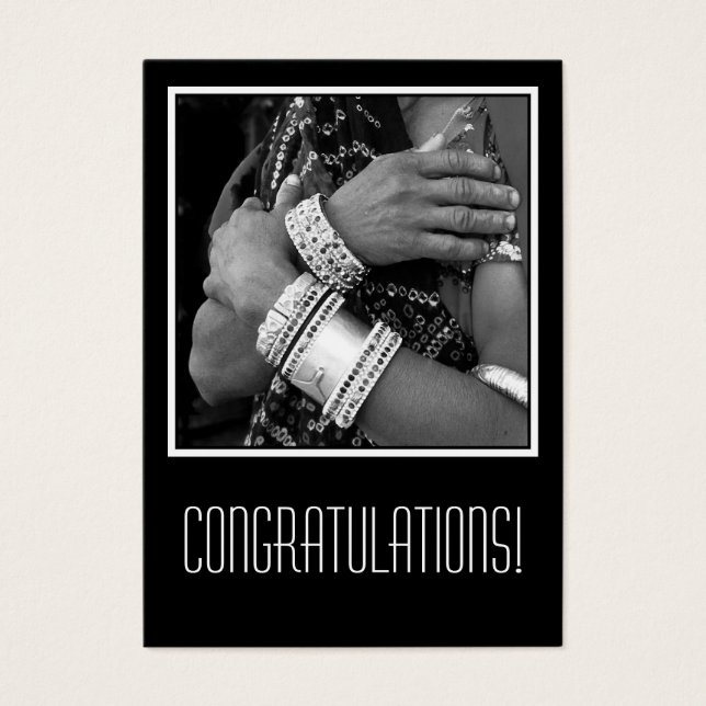 Cartes De Visite Balise cadeau main de travail (Devant)