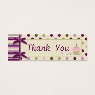 Cartes De Visite Balise cadeau Mulberry Dot TY Skinny