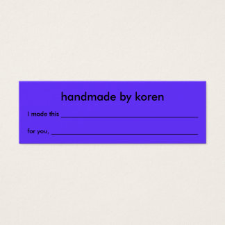 Cartes De Visite Balise cadeau objet