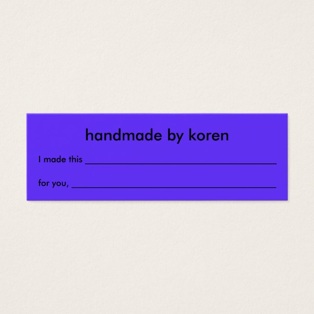 Cartes De Visite Balise cadeau objet (Devant)