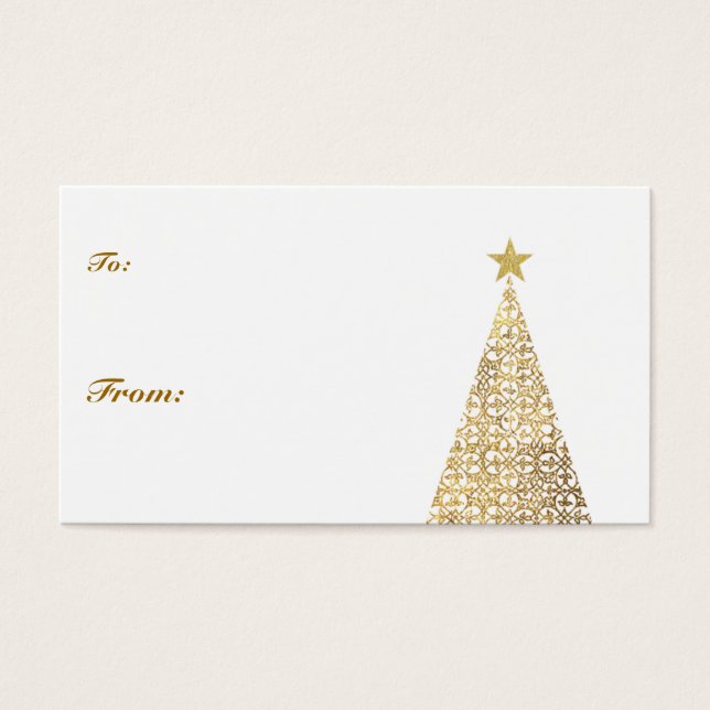 Cartes De Visite Balise cadeau simple (Devant)