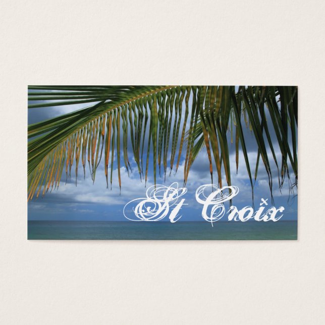 Cartes De Visite Balise cadeau St Croix (Devant)