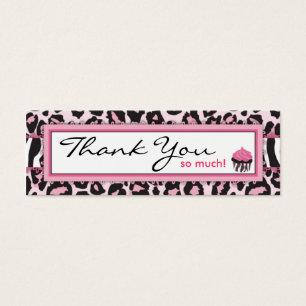 Cartes De Visite Balise cadeau Wild Cupcake WP TY Skinny