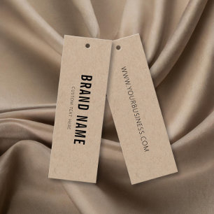 Cartes De Visite Balise de blocage du Étiquette de produits Kraft