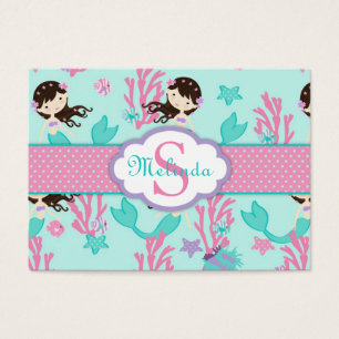 Cartes De Visite Balise de cadeau Little Mermaid L2 Brunette