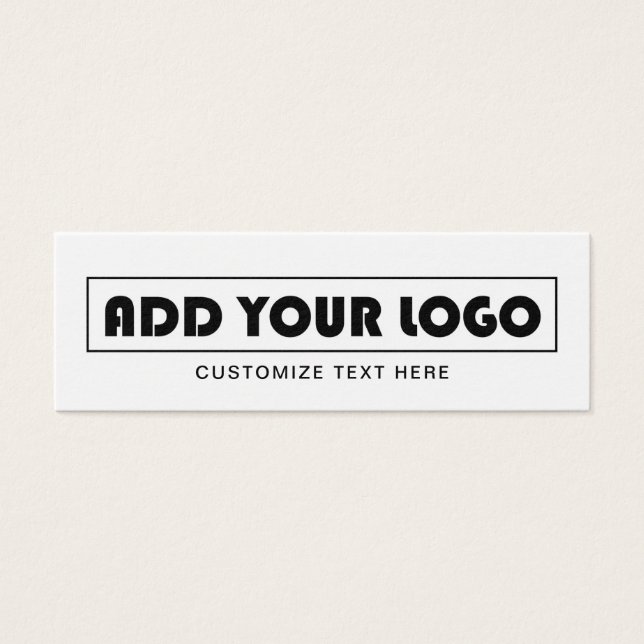 Cartes De Visite Balise de fermeture Étiquette simple logo d'entrep (Devant)