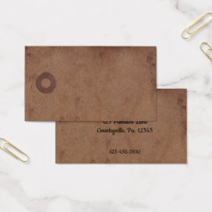 Cartes De Visite Balise de hachage de café principal