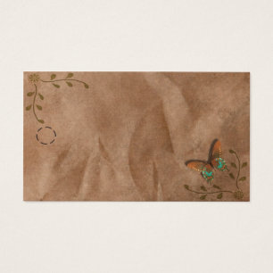 Cartes De Visite Balise de hachage de papillon primitive