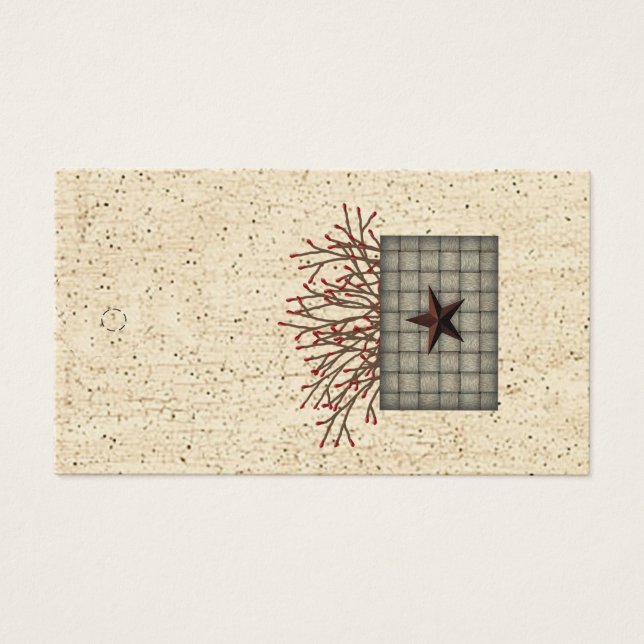 Cartes De Visite Balise de hachage du panier à grains (Devant)