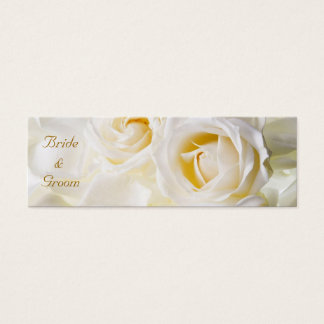 Cartes De Visite Balise de mariage Golden Dream Favor
