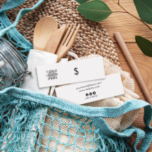 Balise de prix blanc simple sur le logo personnali