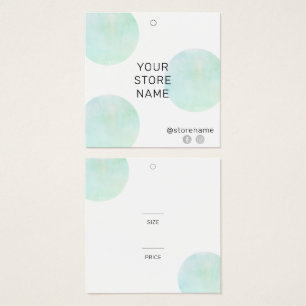 Cartes De Visite Balise de prix Carré écossais tendance