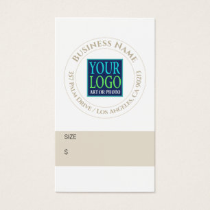 Cartes De Visite Balise de prix du nom commercial, de l'adresse du