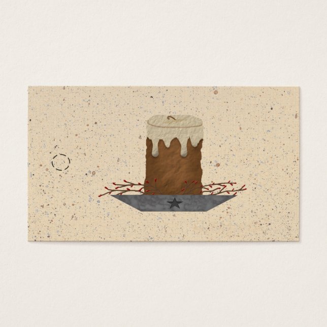 Cartes De Visite Balise de suspension Grubby Candle (Devant)