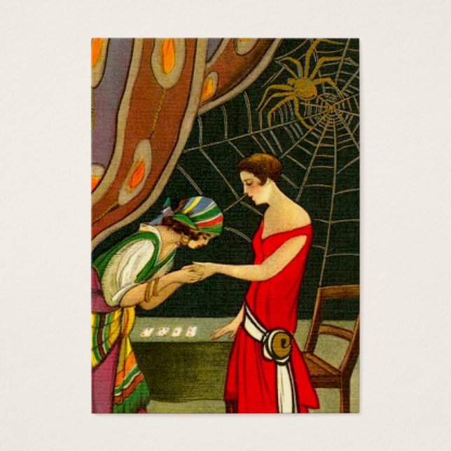 Cartes De Visite Balise de traitement d'Halloween (Devant)