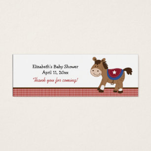 Cartes De Visite Balise 'Em Up Western Horse Custom Favoriser