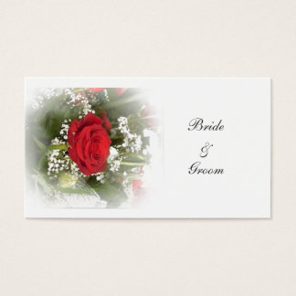 Cartes De Visite Balise Favor de mariage rose
