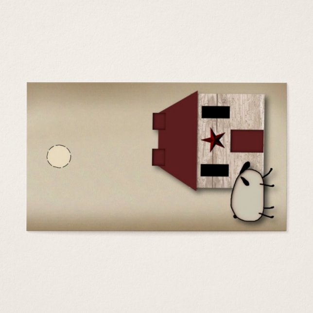Cartes De Visite Balise Hang House & Sheep (Devant)