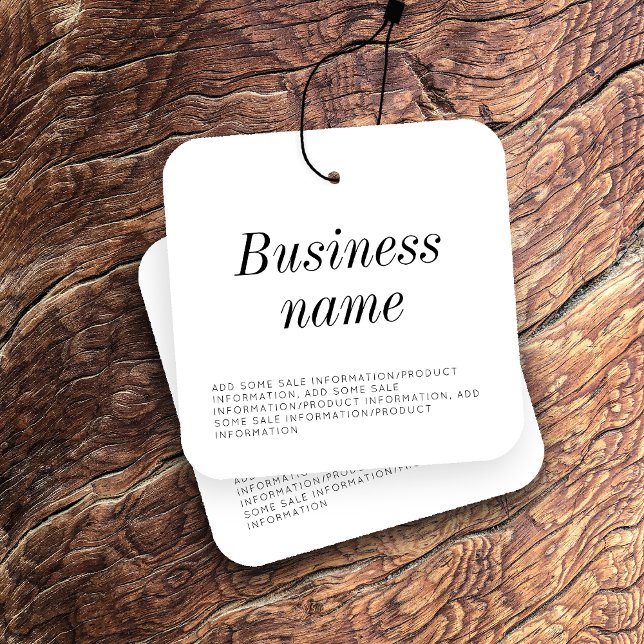 Cartes De Visite Balise Hang pour vêtements modernes (Créateur téléchargé)