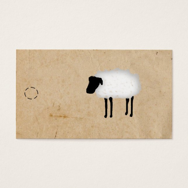 Cartes De Visite Balise Hang Sheep (Devant)