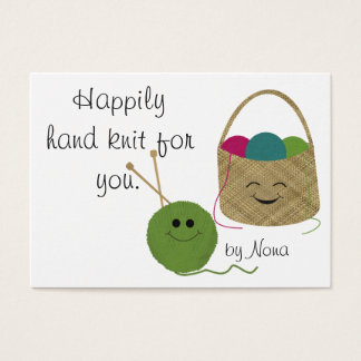 Cartes De Visite Balise Happy Hand Knit Hang