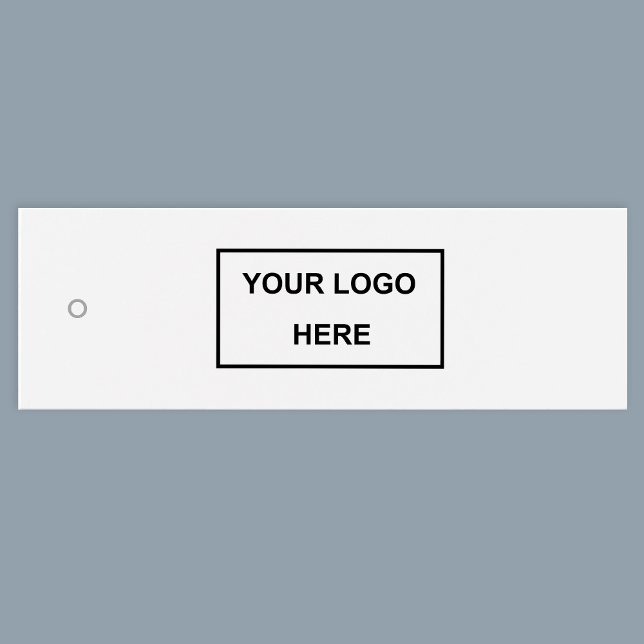 Cartes De Visite Balise Logo Vêtements Modernes simples (Stylishly Personalize with Your Custom Logo on the Front - Website Name on the Reverse Side.)