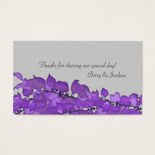 Cartes De Visite Balises Cadeau Favor Wedding (Devant)