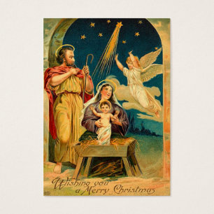 Cartes De Visite Balises cadeaux de Noël Vintage