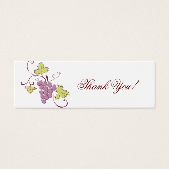 Cartes De Visite Balises cadeaux Gravevine (Devant)
