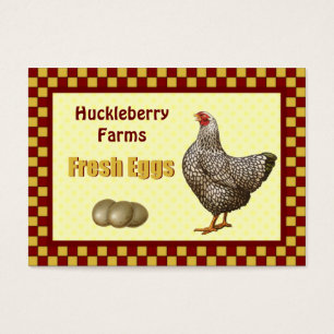 Cartes De Visite Balises cadeaux OEufs frais