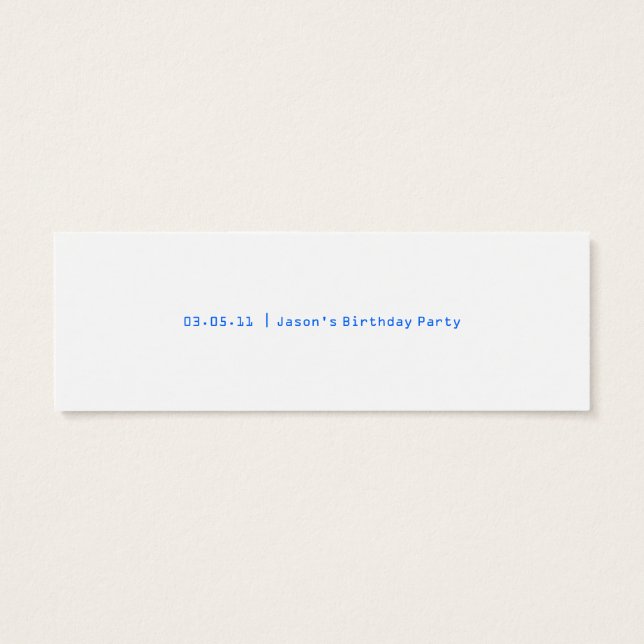 Cartes De Visite Balises de cadeaux Robot Thank (Dos)