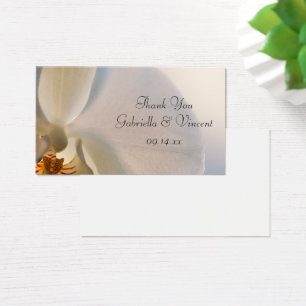 Cartes De Visite Balises de mariage pour l'élégance des orchidées b