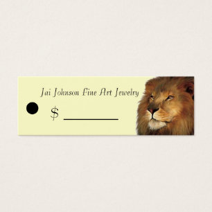 Cartes De Visite Balises de prix des marchandises (Lion)