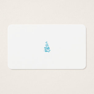 Cartes De Visite Ball Blue, Medium Turquoise design décoratif