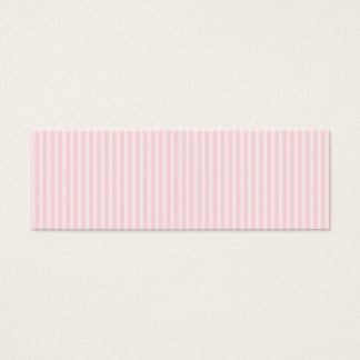 Cartes De Visite Bandes De Bonbons Rose Pastel.