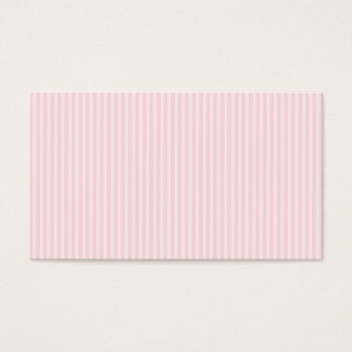 Cartes De Visite Bandes De Bonbons Rose Pastel.