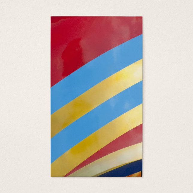 Cartes De Visite Bandes de couleur (Devant)